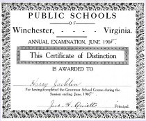 Jacklin certificate